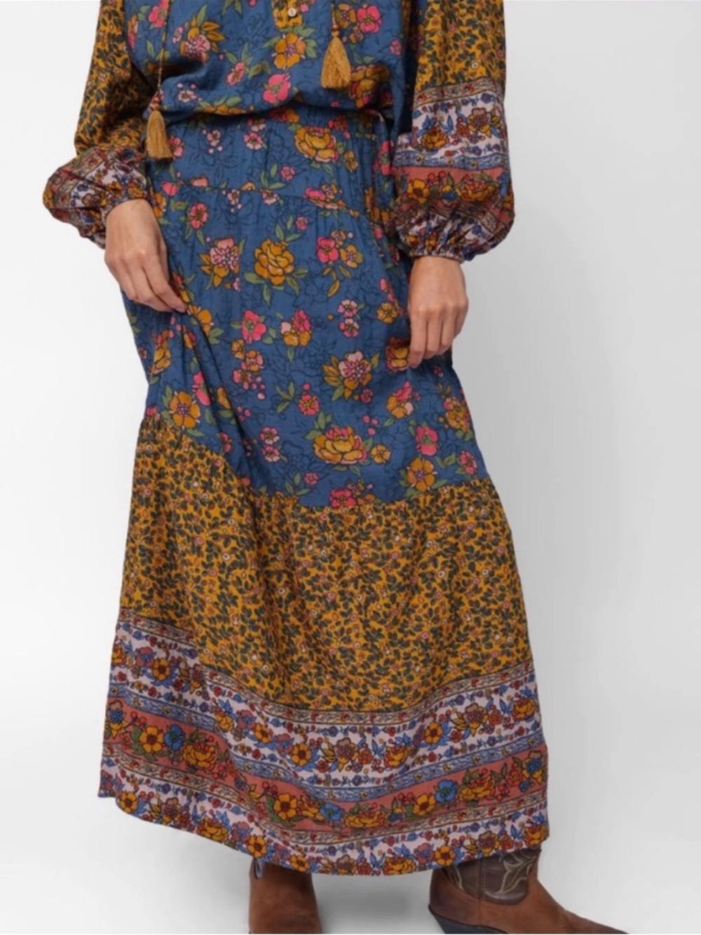 Natural Life Camille Tiered
Floral Maxi